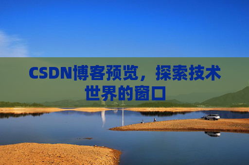 CSDN博客预览,探索技术世界的窗口